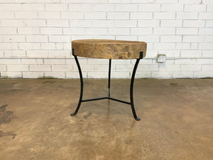 Grinding Stone Side Table