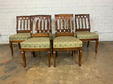 Load image into Gallery viewer, Wood Framed Dining Chairs with Delicate Wood Inlaid Design, set of 6