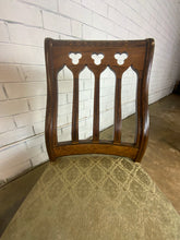 Load image into Gallery viewer, Wood Framed Dining Chairs with Delicate Wood Inlaid Design, set of 6