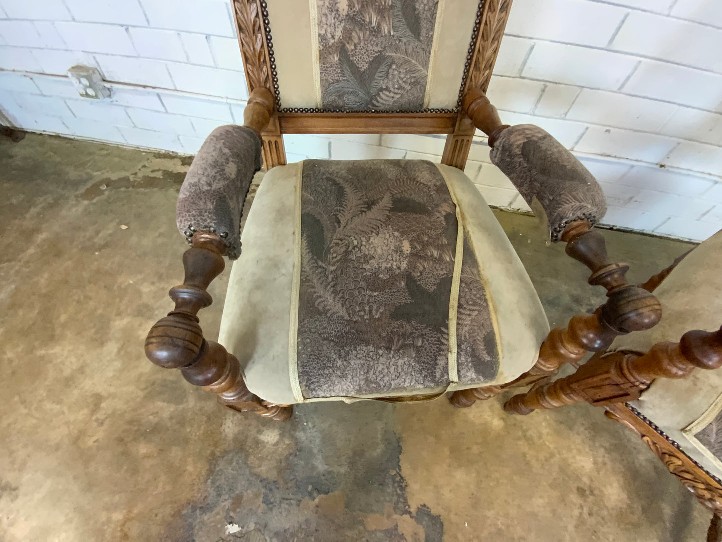 Pair of Wood Framed Chairs
