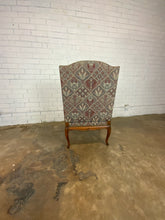 Load image into Gallery viewer, Brocade style Cushioned Wood Framed Armchair