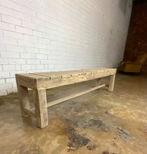 Load image into Gallery viewer, Long Wood Bench