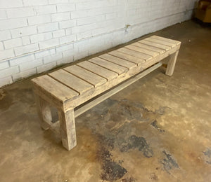 Long Wood Bench