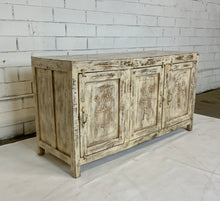 Load image into Gallery viewer, Chippy Shabby Chic Console Cabinet