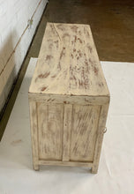 Load image into Gallery viewer, Chippy Shabby Chic Console Cabinet