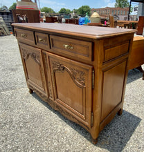 Load image into Gallery viewer, Decorative French Buffet Fruitwood Carved Bureau