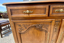 Load image into Gallery viewer, Decorative French Buffet Fruitwood Carved Bureau