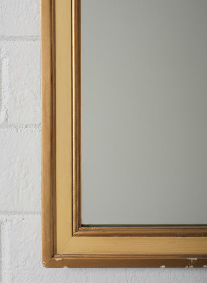 Giltwood Laurel & Rose Crest Mirror