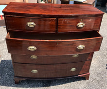 Load image into Gallery viewer, 5 Mahogany Drawer Bureau/Chest of Drawers