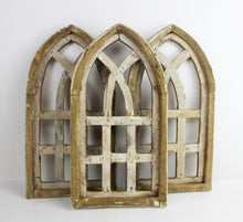Load image into Gallery viewer, Vintage Style Farmhouse Window Frames, Arched Window Frames