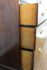 Five Drawer wooden Bureau with Brass Hardware (BUR1110-C1)