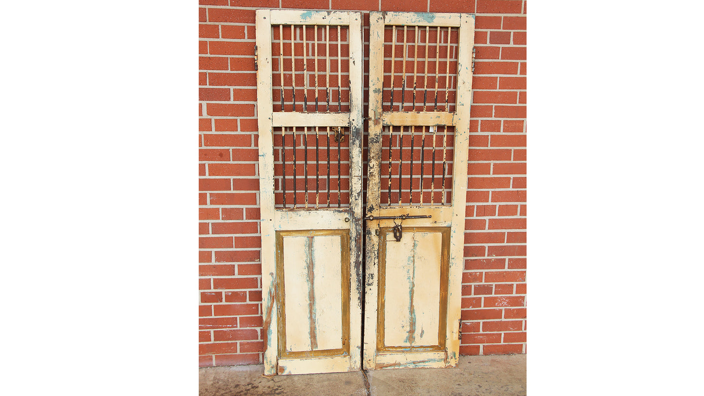 Old Indian Jali Doors