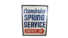 Load image into Gallery viewer, Cambria Wall Sign- Blue