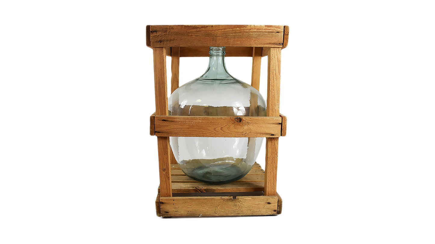 Large Crated Demijohn