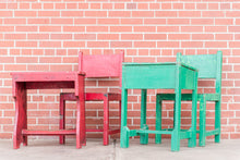 Load image into Gallery viewer, Painted School Desk Chair Set