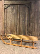 Load image into Gallery viewer, Vintage  Wooden Sleigh