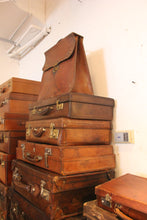 Load image into Gallery viewer, Brown Leather Suitcase