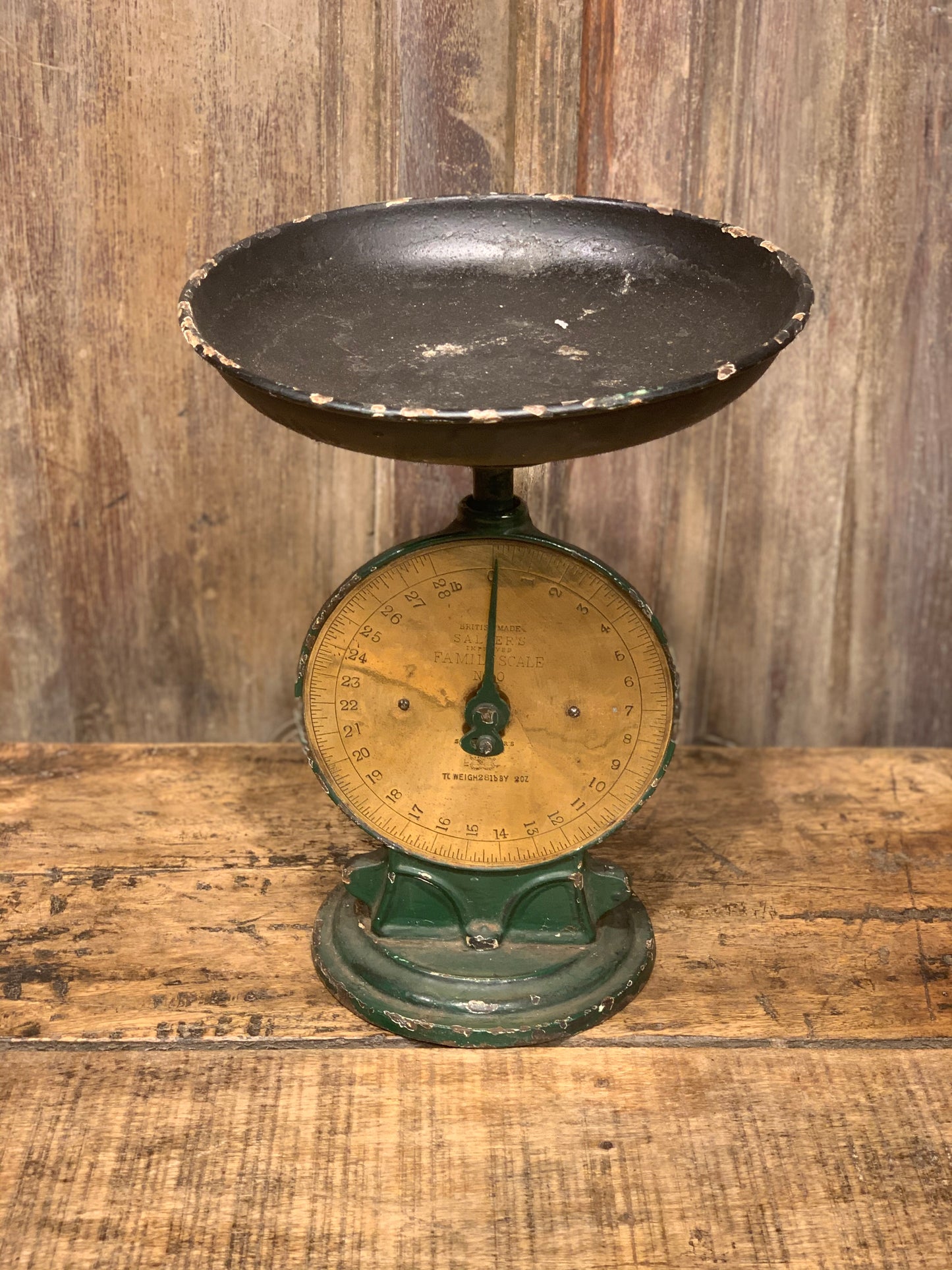 Vintage Kitchen Scale, Rustic Farmhouse Fruit Bowl