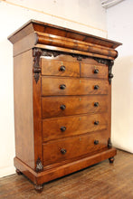 Load image into Gallery viewer, Mahogany Bachelors Chest (BUR1116-A1)