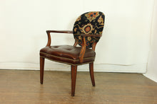 Load image into Gallery viewer, Kilim Rug and Leather Arm Chair