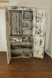 Chippy Paint Wood Cabinet