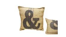 Load image into Gallery viewer, Farmhouse Style Jute Cushion Cover | Rustic Cushion Cover