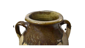 Green Glazed Turkish Olive Jar/Urns/Pots