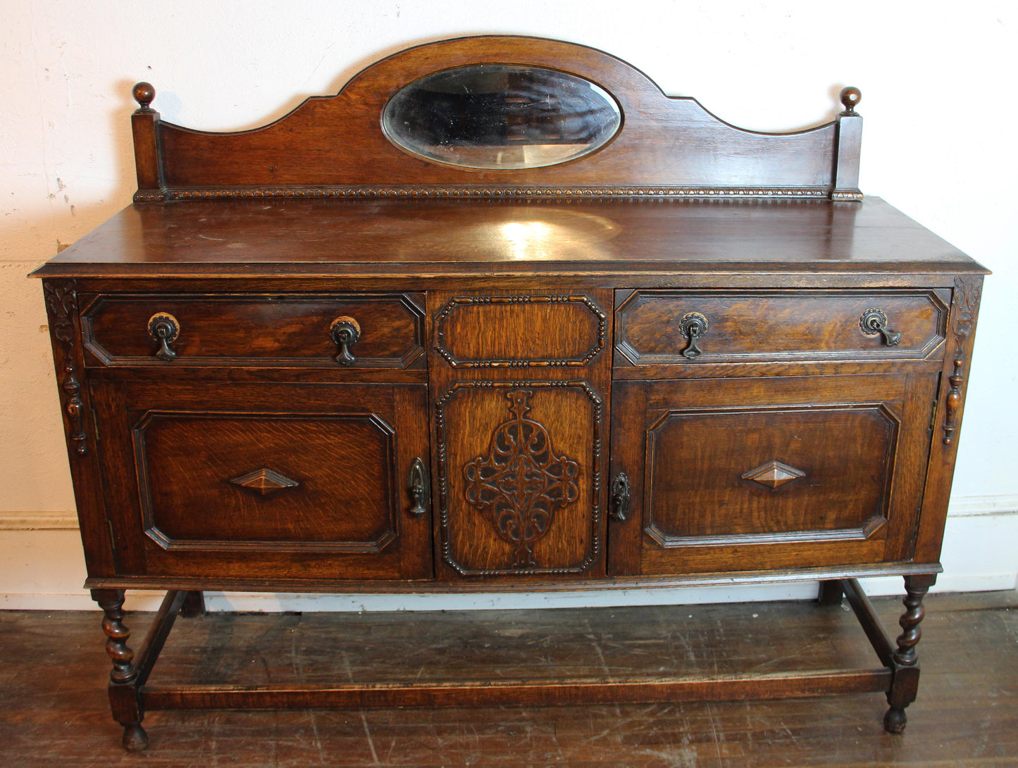 Antique Sideboard with mirror