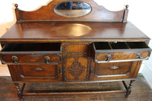 Load image into Gallery viewer, Antique Sideboard with mirror