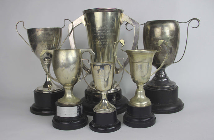 Vintage Silverplate Sporting Trophies