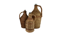 Load image into Gallery viewer, Antique French Wicker Wine Demijohn Jug (Large)