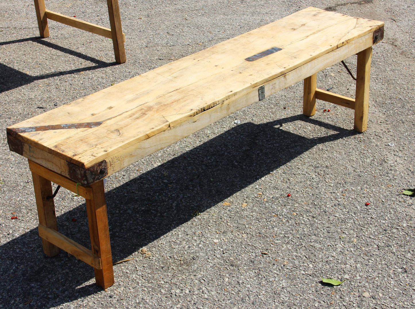 Farmhouse Bench 5 foot-Bleached