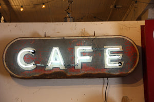 Neon "Cafe" sign