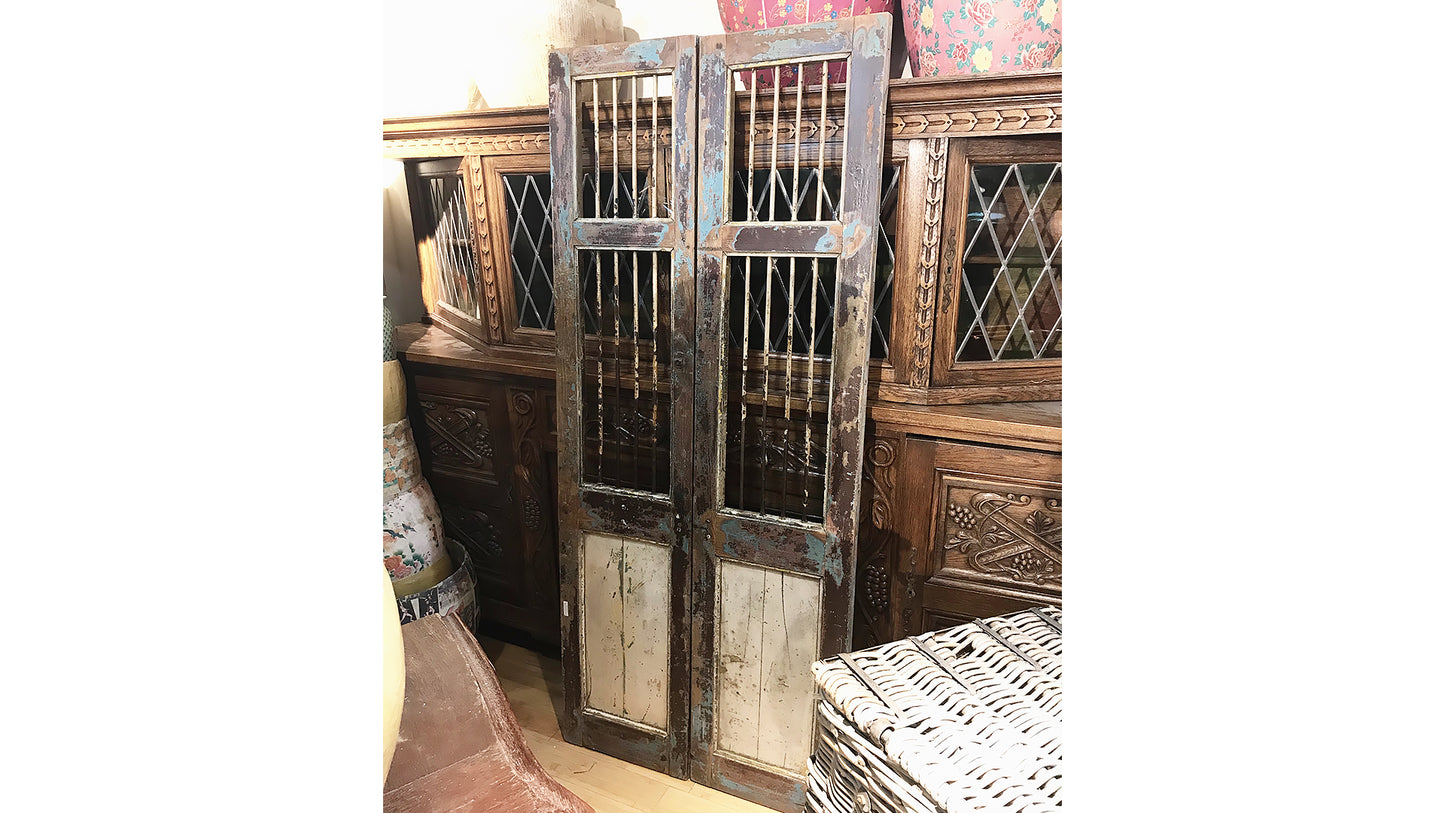Old Indian Jali Doors
