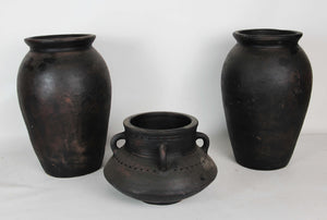 Terracotta Cache Pot and Spouted Urn