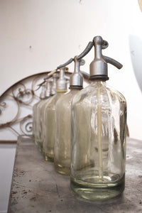 Seltzer Bottle Vintage- Clear