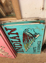 Load image into Gallery viewer, Vintage Style Advertising Sign - Indian Auto Parts