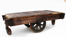 Load image into Gallery viewer, Antique Authentic Lineberry Cart, Coffee Table Decor