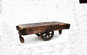 Antique Authentic Lineberry Cart, Coffee Table Decor