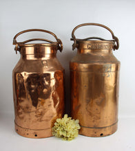 Load image into Gallery viewer, English Copper Milk Cans
