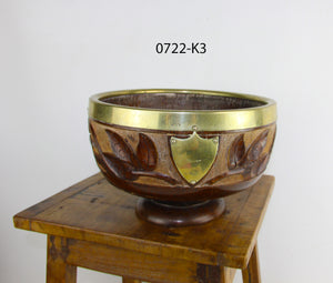 English Wood Trophy Bowl